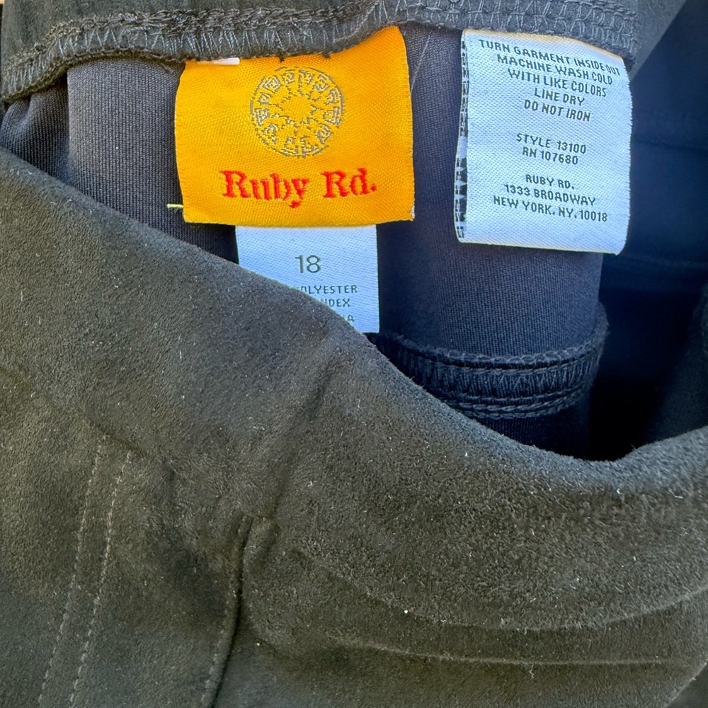 Ruby Rd. Wild Side Pull On Stretch Pants Plus Siz… - image 6